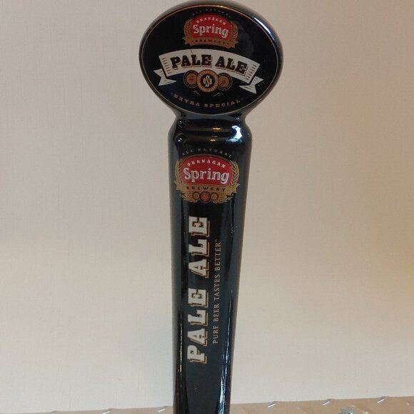 STUNNING Okanagan Spring Tap Handle LARGE Okanagan Spring PALE ALE BREWERY - Picture 2 of 5